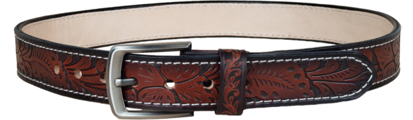 Floral Print - Burgundy Brown - Mens