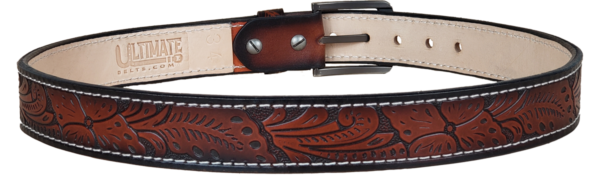 Floral Print - Burgundy Brown - Mens - Image 2